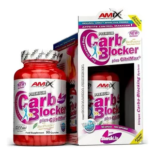 Bloqueador De Carbohidratos Carb Blocker 90 Capsulas - Amix Sabor Sin Sabor