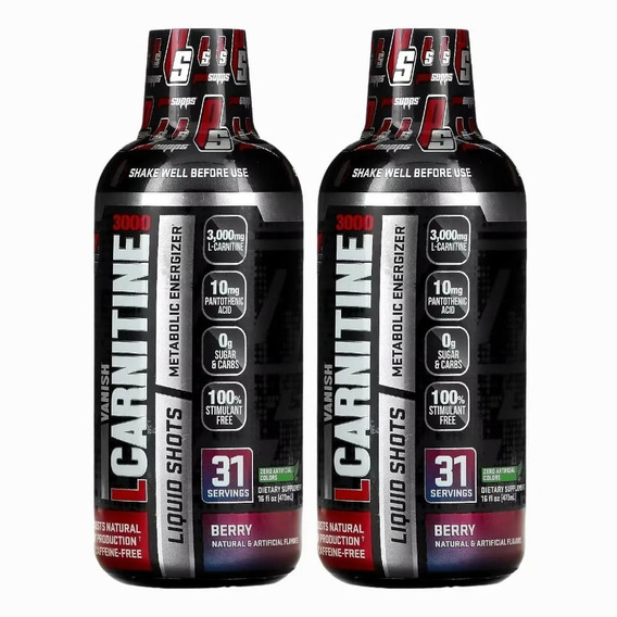 2 Frascos L Carnitine 3000 - Prosupps - 31 Servicios C/u