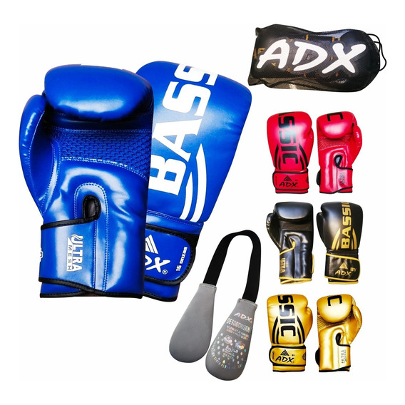 Kit De Guante Box Bassic By Adx Golpeo Bolsa Pera Y Sparring