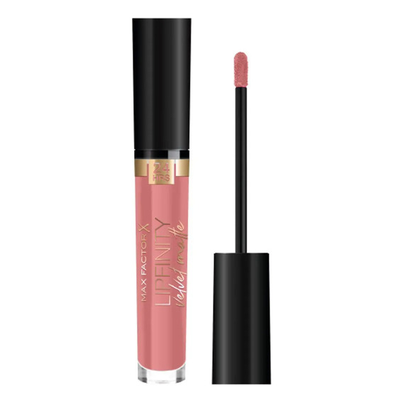 Labial Max Factor Velvet Matte Lipfinity color posh pink