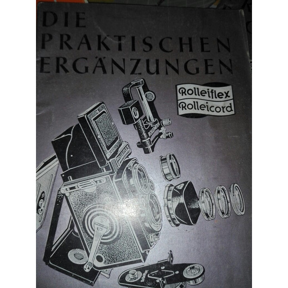Manual De Instrucciones Rolleiflex  Originales Aleman