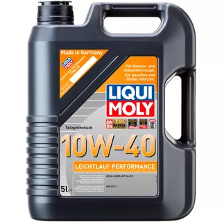 Aceite Para Motor Liqui Moly Semisintético Leichtlauf Performance 10w40 5l