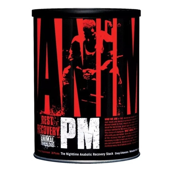 Animal Pak Universal Pm 30 Packs Vitaminas Para Dormir Sabor Sin Sabor