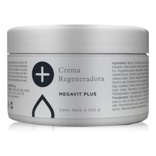 Crema Regeneradora Megavit Plus Brillo Elasticidad 250 Icono Tipo de piel Todo tipo de piel