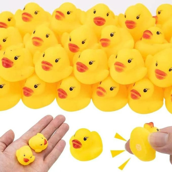 Patitos De Hule Para Bañera Chillones 100 Pz