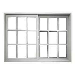 Ventana 150x110 Vidrio Repartido Aluminio Blanco !!!!!