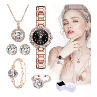 Reloj Moda Casual Pulsera Regalo Kit Pareja