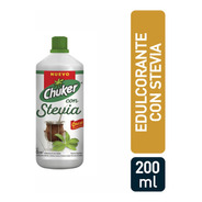 Edulcorante Chuker Liquido Con Stevia Botella 200cc