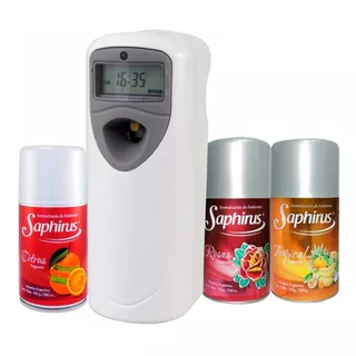 Aromatizador Digital Ambiente Con Pilas Pack 3 Fragancias