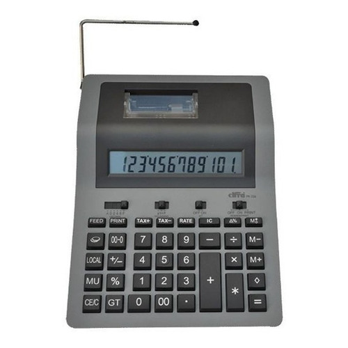 Calculadora impresora Cifra PR- 226 color gris/negro