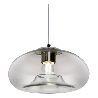 Colgante 6 Luces Desigual Transparente Base Redonda Led E27