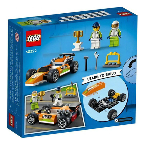 Bloques Para Armar Lego City Auto De Carreras 46 Piezas Cantidad De Piezas 46