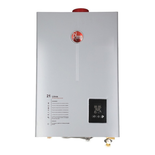 Calefont a gas GN Rheem Prestige TD TFI 21 - 1A gris