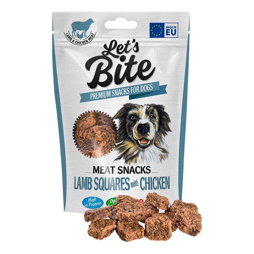 Let´s Bite Dog Meat Snack Lamb Squares With Chicken 80gr. Np