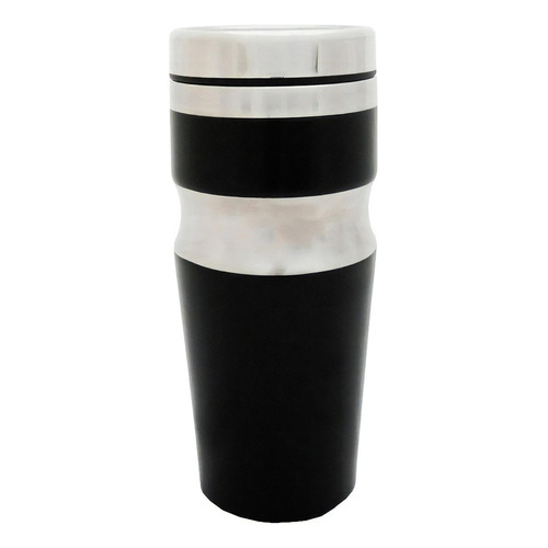 Termo Acero Inoxidable 450 Ml Negro Linnar