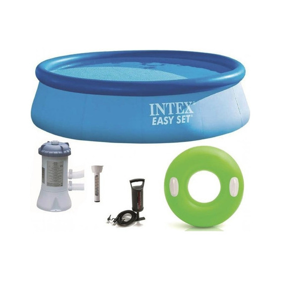 Pileta Easy Set Intex 366x76cm + Bomba Inflador + Acc - Mm