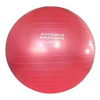 Bola De Pilates 55cm Ahead Sports Rosa Cor Vermelho