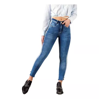 Jean Mujer Levanta Cola Elastizado Denim Moda Cenitho