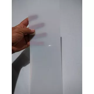 Acetato Branco Translucido 1m X 1,24m - 1mm De Espessura