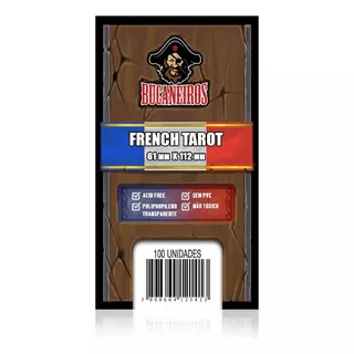Sleeve French Tarot (61x112) - Bucaneiros