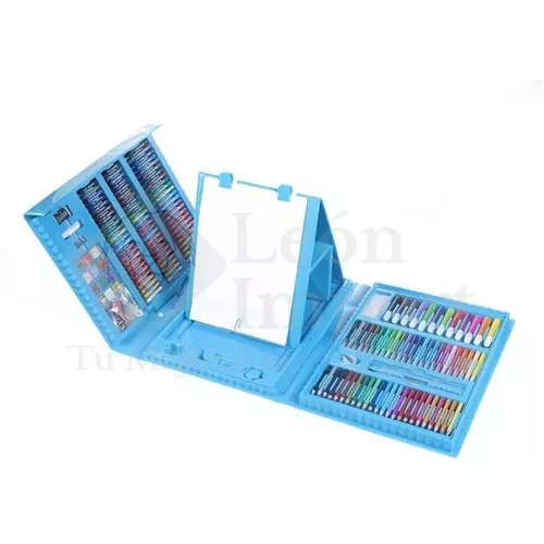 Set de Arte para niños - Colores y Pinturas - 208 Piezas