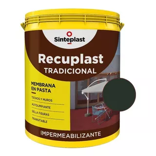 Recuplast Tradicional Membrana Pasta Imperm Techos/muros 1lt Color Cemento
