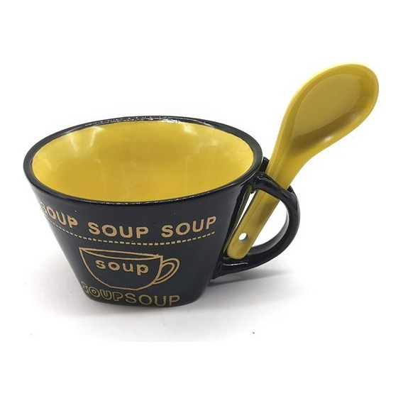 Tazón Para Sopa Con Cuchara