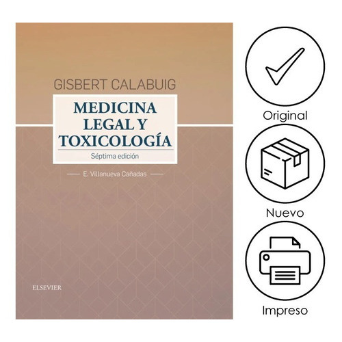 Calabuig. Medicina Legal Y Toxicología, De E. Villanueva Cañadas. Editorial Elsevier, Tapa Dura, Edición 7 En Español, 2019