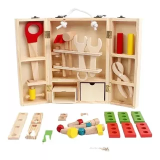 Juguete Educativo Didáctico Montessori Set De Herramientas