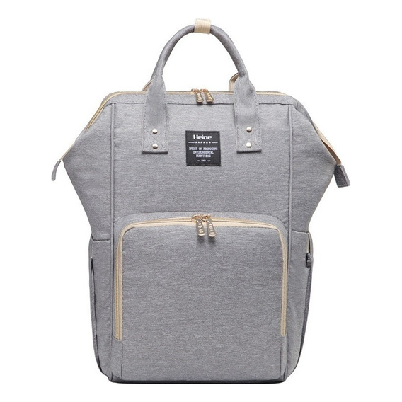 Mochila Bolso Maternal Color Gris