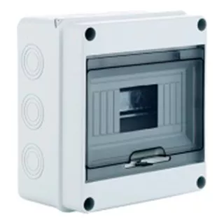 Tablero Estanco Ip65 8 Modulos Puerta Transparente