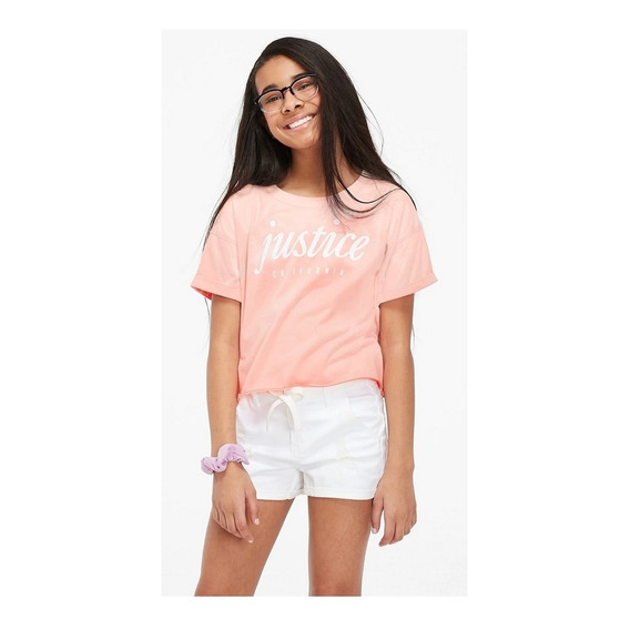 Remera Justice Changing Pink En Algodón Y Poliester Oferta