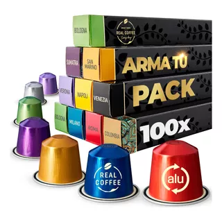 Arma Tu Pack 100 Cápsulas Real Coffee® Compatible Espressos