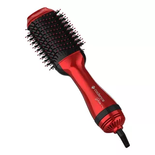 Escova Secadora Diva 4 Em 1 Cadence Vermelha Esc704-127v Cor Vermelho 127v