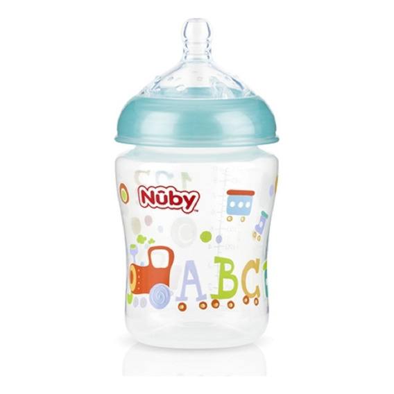 Mamadera Nuby Natural Touch - 270ml Color Verde Agua