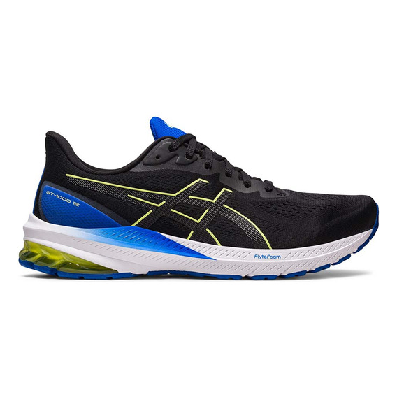 Zapatillas Asics Gt-1000 12 Black/glow Yellow Hombre