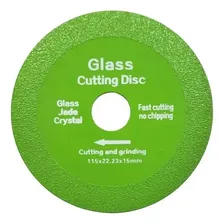 Disco Para Cortar Vidrio Pack X 3 Unidades De 115mmx1.5mm Pf Color Verde Lima