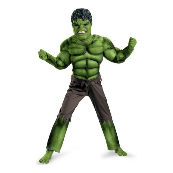 Disfraz Niño Con Musculo - Hulk