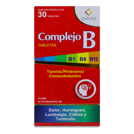 Complejo B Diabético Caja Con 30 Tabletas