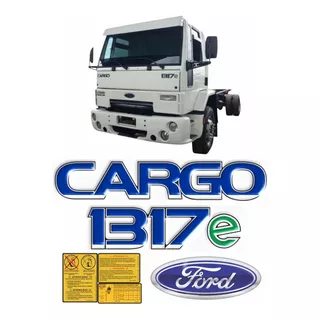 Kit Adesivo Compatível Ford Cargo 1317e Emblema Kit24