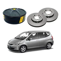 Disco Freio Dianteiro Fit 1.4 2003 A 2008