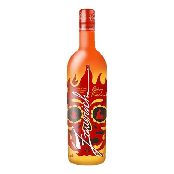 Pack De 4 Licor De Vodka Zaverich Spicy Tamarindo 1 L