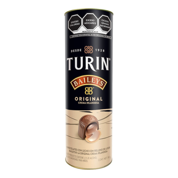 Turin Baileys Chocolates Con Leche Tubo 180 G