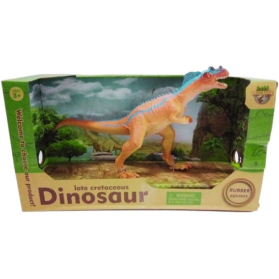Dinosaurio Figura Soft 26cm Dilophosaurus Jurassic Colecc Ed
