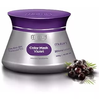 Máscara Matizadora Violeta Color Mask Mutari Para Loiras