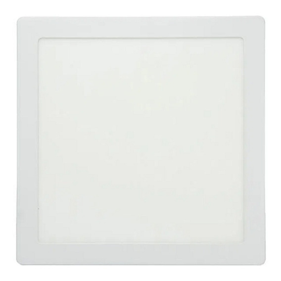 Plafón Led Sica Panel Cuadrado - 24w - Luz Día Color Blanco