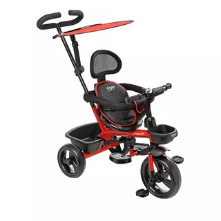 Triciclo Infantil Reforzado Manija Direccional Fit Color Rojo