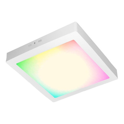 Plafon Led Inteligente Smart Blanco 24w Rgb Dimer Moderno