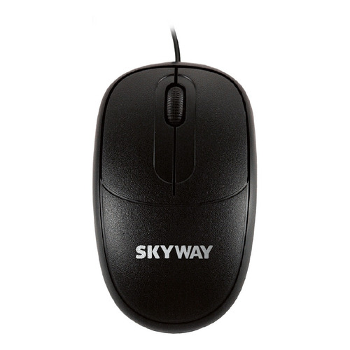 Mouse Optico Usb Escritorio Oficina Home Importador Skyway Color Negro