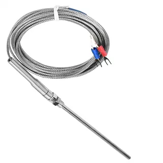 Termocupla Tipo K, Temperatura 400ºc, Sonda 20cm, Cable 3m